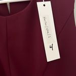 Amanda Uprichard Women's Harlow Dress in Wine NWT Photo 3