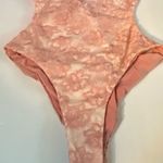 Blue Life  Lace One Piece Bathing Suit Pink Photo 3