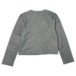 J.Crew 365 Blazer Womens Medium Black Gray Open Front Textured Cardigan Pockets Photo 1