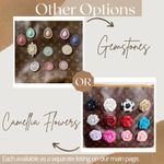 Dark Pink Turquoise Western Style Concho Handmade Magnetic Bag Charm Pear Shape Photo 4