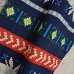 HANNA ANDERSSON WOMENS HOLIDAY LONG JOHN PAJAMA TOP SCANDI SNOWFLAKE FAIRISLE L Blue Size L Photo 4