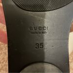 Gucci Womens  Leather Thong Sandal with Double G Photo 9