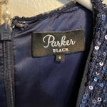 Parker Black Sequin Dress Photo 2