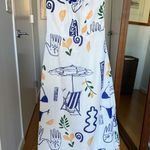 Selfie Leslie *NWT* Indie Lux Cypress Graphic Strapless Maxi Dress White Photo 0