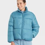 A New Day Dark Blue Puffer Jacket Photo 4
