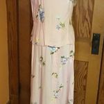 VTG 90s pink floral top & skirt set NWT Size 10 Photo 5