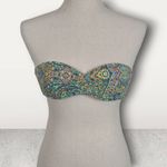 Victoria's Secret EUC  Multicolor Paisley Floral Print Bandeau Bikini Top Size 32B Photo 1