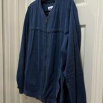 Old Navy Women’s Twill Bomber Jacket Lightweight Blue Size XXL Photo 3