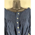 We The Free  People Dancing Till Dawn Off Shoulder Peasant Crop Top Size Medium 1 Photo 4