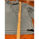 LOA RailRiders Baby Blue Ribbed Pullover Large Women’s Collared Pocket L Top Photo 7