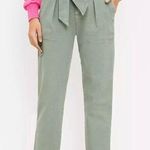 Loft High-Waisted Trousers with Tie Waist Photo 0