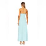 Susana Monaco  Twist Front Strapless Maxi Dress in Fresh Water Photo 1