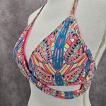 Urban Sea  Pink Print Padded Crisscross String Tie Bikini Top Swimwear Medium Photo 3