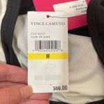 Vince Camuto 
High Rise Colorblock Bikini Bottom swimsuit‎ black M NWT Photo 5