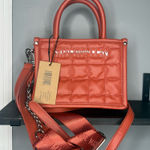 Steve Madden NWT  BNIKO QUILTED CROSSBODY BAG W GUITAR STRAP GINGER NEW Photo 0