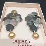 Camila Coelho  | Mother Of Pearl Drop Earrings Photo 5