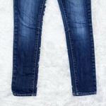 Paige Skyline Ankle Peg Low Rise Blue Denim Jeans 25 Dark Wash Non-Distressed Photo 4