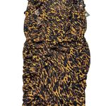 ALLSAINTS Women's  Hali Ambient Leopard Print Ruffle Minidress, Size US 4 - Brown Photo 0