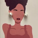 A New Day Elegant Silver Pearl Stud Earrings Demi fine collection New Photo 3