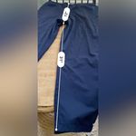 Nike  Women’s‎ Sz XXL (20-22) Navy/Pink Poly Open Hem Windbreaker Pants Photo 11