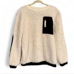 UGG  Women's Cream and Black Sherpa Sweater Photo 1
