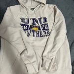 •UNI Panthers Hoodie White Size L Photo 0