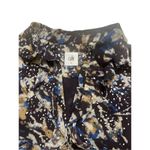 CAbi  Starry Night print ruffle blouse style # 3066 Small Photo 4