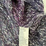 American Eagle Purple Knit Thick Cowl Neck Fold Over Ombré Cozy Sweater Y2K Vtg Photo 3