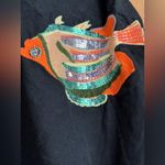 Anthropologie  Celandine Sea Life Embroidered Mini Dress fish beaded a-line Photo 12