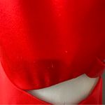 Sherri Hill short red dress with cutouts and a sheer neckline Photo 4