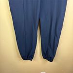 Lululemon  Button Women's‎ Dress Pants 31 Navy Blue Elastic Waist 7/8 Office Golf Photo 2