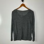 Gap Linen Blend Gray Long Sleeve Shirt Size Xsmall Photo 1