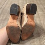 Coach Women's Tan Leather Ryder Booties Woven 2" Block Heel Photo 5