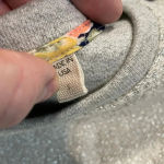 Anthropologie Left Coast By Dolan shimmery‎ Grey Sweatshirt Size small Gray Photo 3