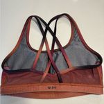 Peloton Gradient Sports Bra - Burgundy Orange Ombre size small. Photo 2