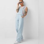Levi's premium vintage baggy denim overalls Photo 4