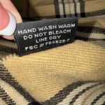 Unbranded Acrylic Plaid Fringe Check Tan Luxury Old Money Designer Fancy Scarf Photo 3