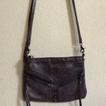 Botkier  plum purple crossbody bag  with zippers and‎ studs Photo 4