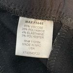 Avenue Montaigne Womens Plaid Textured High Rise Cropped Pants Brown Black Sz 10 Photo 6