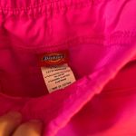 Dickies  Women’s Bright Pink Drawstring Nurse/Dental Scrub Cotton Blend Pants L Photo 2