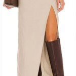 LPA  Sofia Maxi Skirt in Vanilla Latte Large Photo 0