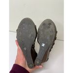 Bucco Otto Wedge Sandals Womens Size 6 Brown Stud Accents Bohemian Trendy Photo 6