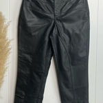 Free People  pants vegan leather moto boho Photo 0