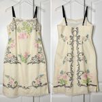 Tracy Reese Hope for Flowers Linen Cami Slip Dress Embroidered Size Large NWT Photo 4