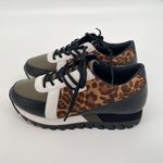 Not Rated Geri Sneaker Women 9.5 Casual Chunky Sole Leopard Print Multicolor Photo 2