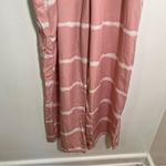 BeachLunchLounge Pull On Wide Leg Pant Pink White Tie Dye XL Photo 2