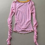 Urban Outfitters Sheer Ruched Top Photo 0