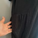 LOGO By Lori Goldstein Logo Lori Goldstein Midi Dress Women's M Black Pockets Stretch size LP Photo 2