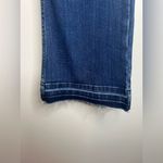 Wrangler High Rise Kick Flare Jeans Size 2 Raw Hem Stretch boho western Photo 2
