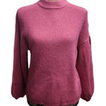 &merci Sweater Womens Size Small Pink Ribbed Knit Cut Photo 0